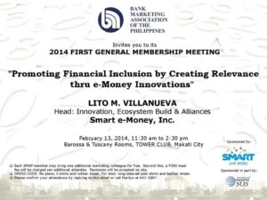 2014 First General Membership Meeting