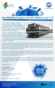 PMA Asian Marketing Congress