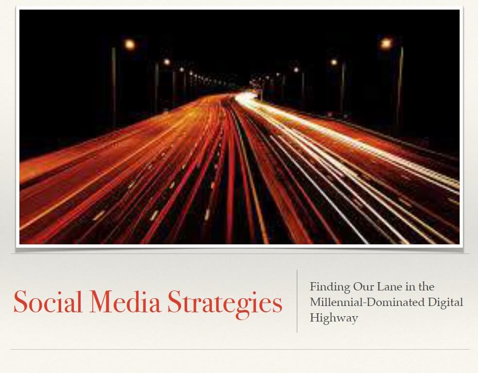 Social Media Strategies cover page